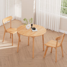Load image into Gallery viewer, DELAVIN 35.4" Solid Wood Round Dining Table