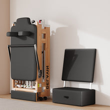 Load image into Gallery viewer, DELAVIN Pilates Reformer Machine, Wooden Pilates Reformer for Home Gym, Pilates Reformer Equipment with Reformer Accessories, Reformer Box and Padded Jump Board for Yoga and Strength Training