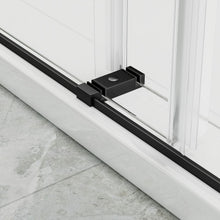 Load image into Gallery viewer, DELAVIN 56-60 Inch Width x 75 Inch Height Double Sliding Shower Door, Frameless Bathroom Door with Clear Glass