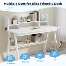 Load image into Gallery viewer, DELAVIN Solid Wooden Kids Desk and Chair Set