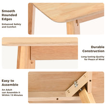 Load image into Gallery viewer, DELAVIN Solid Wood Dining Table with Flared Legs