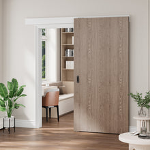Load image into Gallery viewer, DELAVIN 42" Concealed Sliding Barn Door with Hardware Kit & Soft Close Mechanisn, Hidden Barn Door Invisible Aluminum Track, Quiet and Smooth, Interior Barn Door Easy to Install