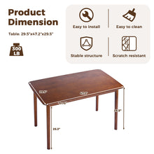 Load image into Gallery viewer, DELAVIN Solid Wood Dining Table, Kitchen Table