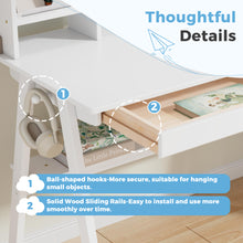 Load image into Gallery viewer, DELAVIN Solid Wooden Kids Desk and Chair Set