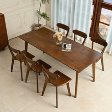 Load image into Gallery viewer, DELAVIN Solid Wood Dining Room Table Set