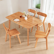 Load image into Gallery viewer, DELAVIN Solid Wood Dining Room Table Set