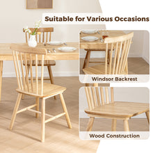 Load image into Gallery viewer, DELAVIN Winsdor Solid Wood Dining Chairs Set