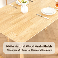 Load image into Gallery viewer, DELAVIN Solid Wood Dining Table with Flared Legs