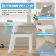 Load image into Gallery viewer, DELAVIN Solid Wooden Kids Desk and Chair Set
