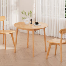 Load image into Gallery viewer, DELAVIN 35.4" Solid Wood Round Dining Table