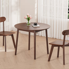 Load image into Gallery viewer, DELAVIN 35.4" Solid Wood Round Dining Table