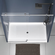 Load image into Gallery viewer, DELAVIN 60 x 36 Inch Single Threshold Shower Base, Slip Resistant, Center Drain Location, Rectangle Acrylic Shower Pan in Glossy White