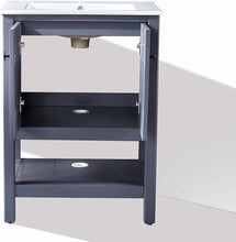 Load image into Gallery viewer, DELAVIN 24 inch Modern Bathroom Vanity and Sink Combo, Freestanding Sink Vanity Set