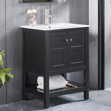 Load image into Gallery viewer, DELAVIN 24 inch Modern Bathroom Vanity and Sink Combo, Freestanding Sink Vanity Set