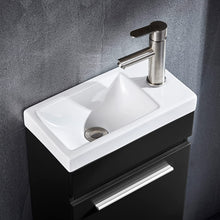 Load image into Gallery viewer, DELAVIN 16 inch Bathroom Vanity and Sink Combo Wall Mounted Vanity Set for Small Space