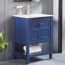 Load image into Gallery viewer, DELAVIN 24 inch Modern Bathroom Vanity and Sink Combo, Freestanding Sink Vanity Set