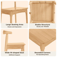 Load image into Gallery viewer, DELAVIN Solid Wood Dining Chairs with High Ladder Back