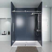 Load image into Gallery viewer, DELAVIN Frameless Shower Door, Bathroom Sliding Glass Shower door with Explosion-Proof Film