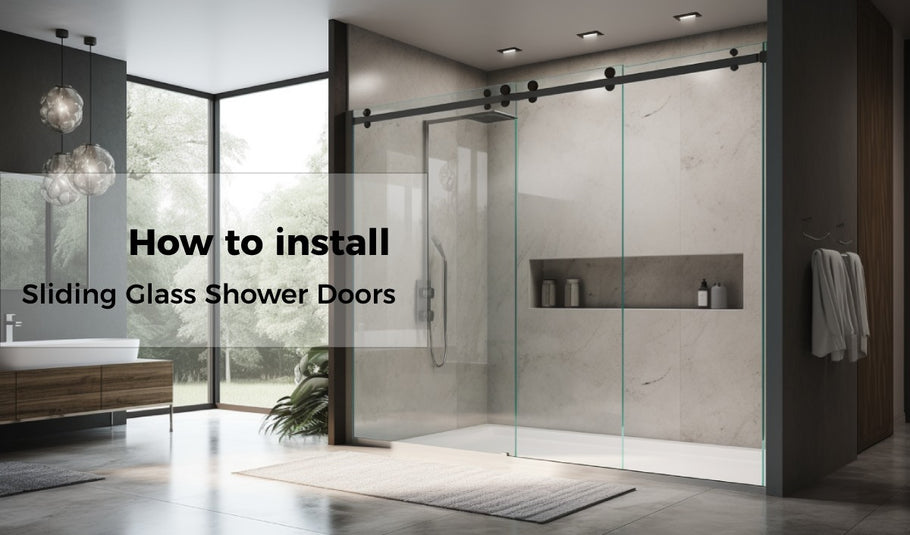 How to Install Sliding Glass Shower Doors?