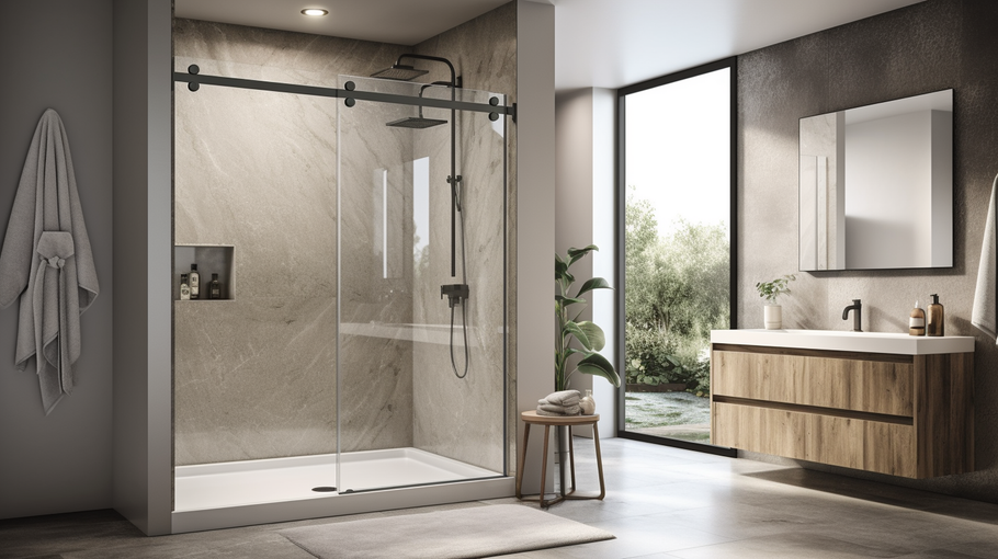 Frameless Sliding Glass Shower Door: Delavin vs DreamLine