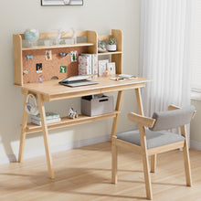 Load image into Gallery viewer, DELAVIN Solid Wooden Kids Desk and Chair Set
