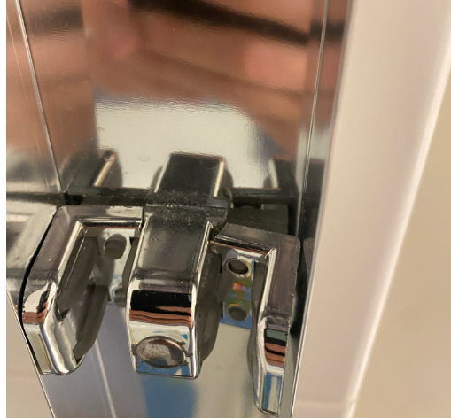 4 wall profile bumpers of shower door B707