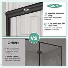 Load image into Gallery viewer, DELAVIN 56-60 in Width x 72 in Height Semi-Frameless Shower Door, Double Sliding Shower Glass Door with Explosion-Proof Film
