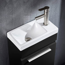 Load image into Gallery viewer, DELAVIN 16 inch Bathroom Vanity and Sink Combo Wall Mounted Vanity Set for Small Space
