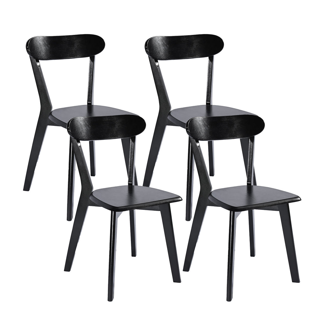 DELAVIN Soild Wood Dining Chairs Set