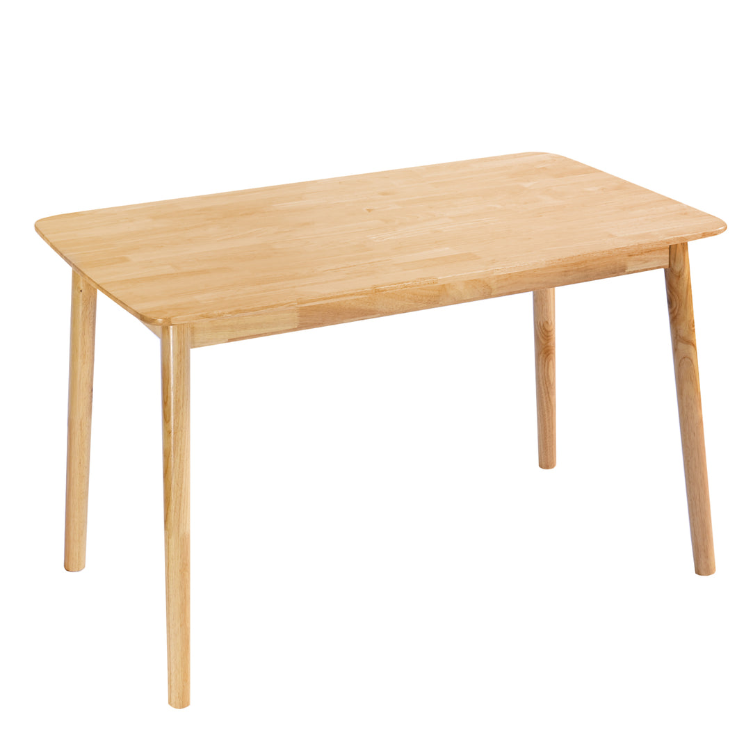 DELAVIN Solid Wood Dining Table, Kitchen Table